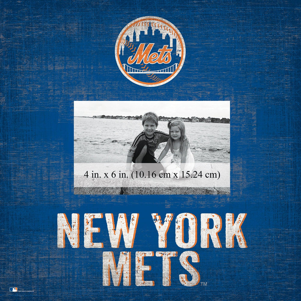 New York Mets 0739-Team Name 10x10 Frame