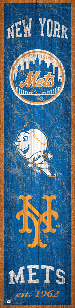 New York Mets 0787-Heritage Banner 6x24