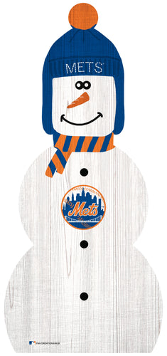 New York Mets 0926-Snowman 33in Leaner