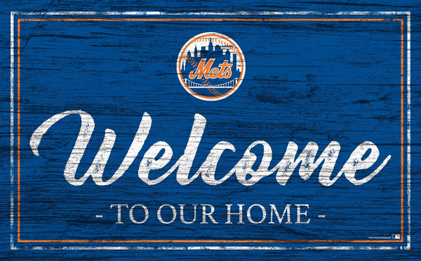 New York Mets 0977-Welcome Team Color 11x19