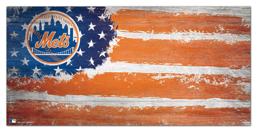 New York Mets 1007-Flag 6x12