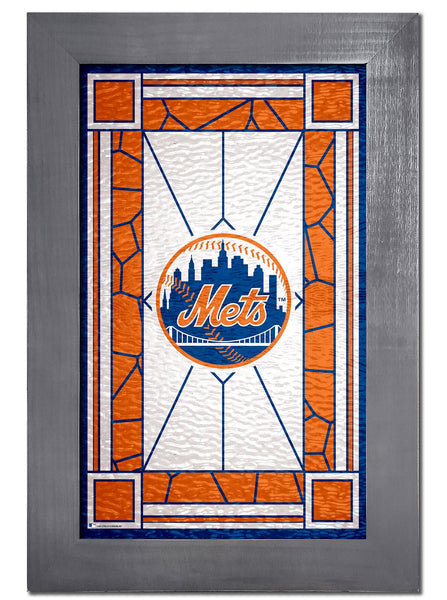 New York Mets 1017-Stained Glass