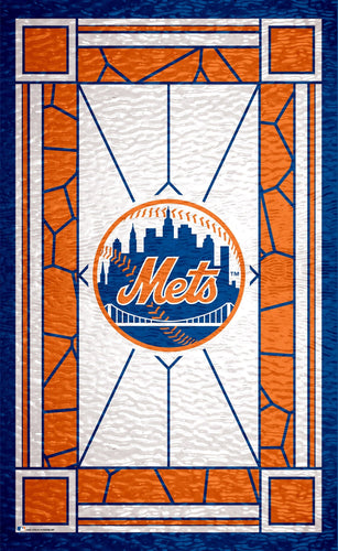 New York Mets 1017-Stained Glass