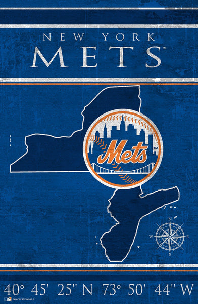 New York Mets 1038-Coordinates 17x26