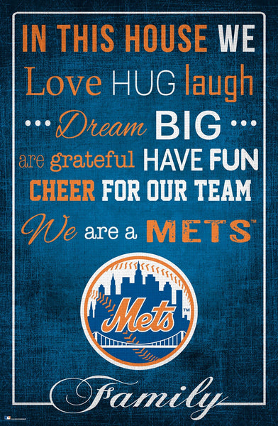 New York Mets 1039-In This House 17x26