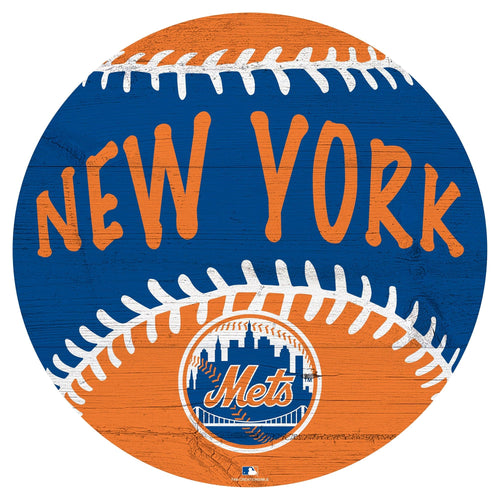 New York Mets 2022-12" Football with city name