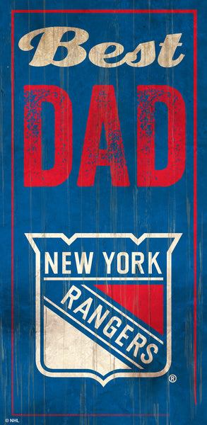New York Rangers 0632-Best Dad 6x12