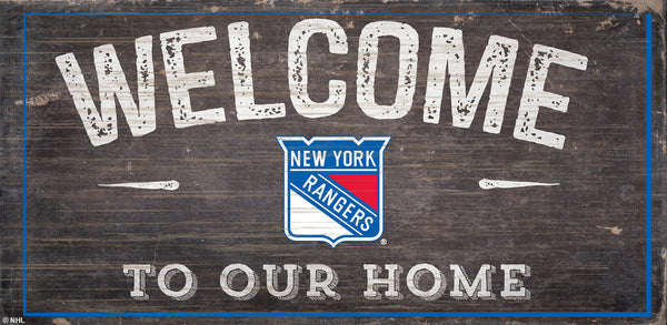 New York Rangers 0654-Welcome 6x12