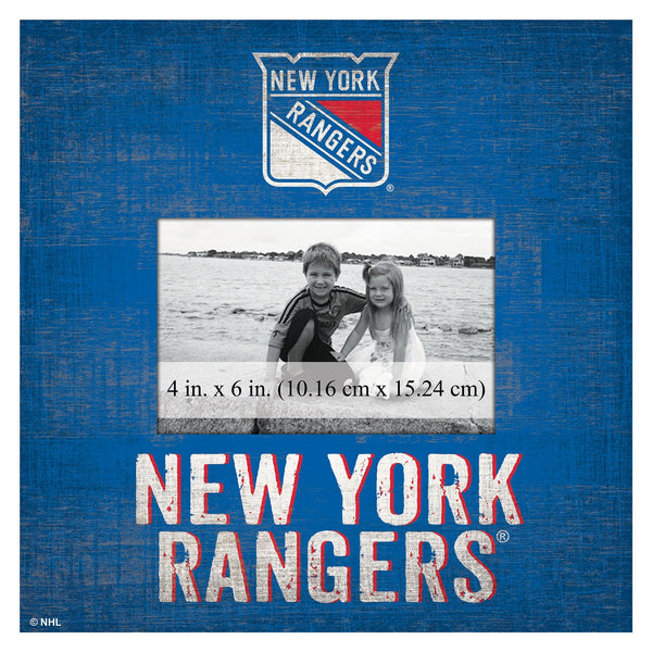 New York Rangers 0739-Team Name 10x10 Frame