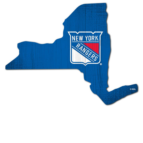 New York Rangers 0838-12in Team Color State