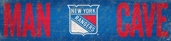 New York Rangers 0845-Man Cave 6x24