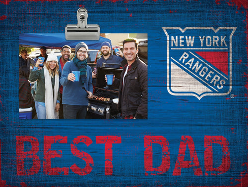 New York Rangers 0893-Best Dad Clip Frame