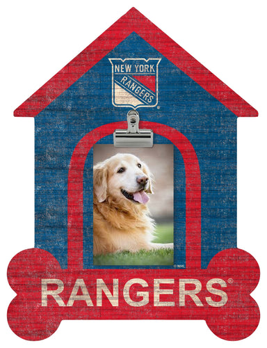 New York Rangers 0895-16 inch Dog Bone House