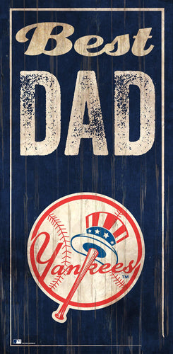 New York Yankees 0632-Best Dad 6x12