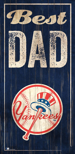 New York Yankees 0632-Best Dad 6x12