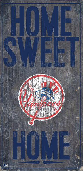 New York Yankees 0653-Home Sweet Home 6x12