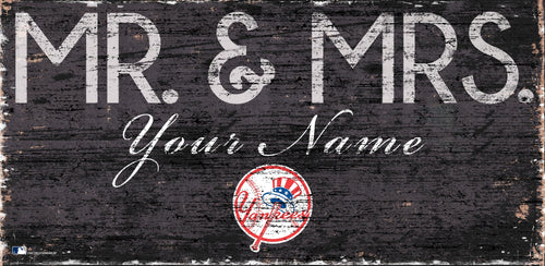 New York Yankees 0732-Mr. and Mrs. 6x12