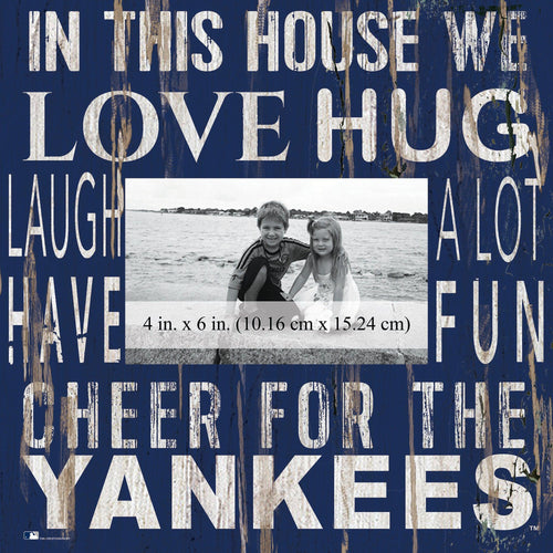 New York Yankees 0734-In This House 10x10 Frame