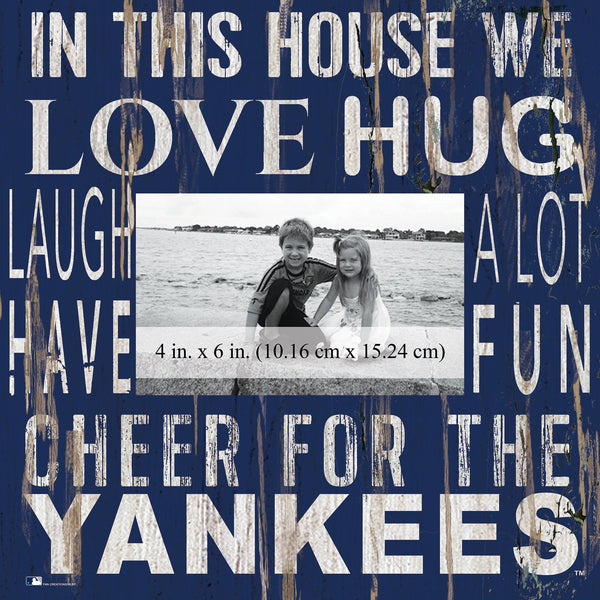 New York Yankees 0734-In This House 10x10 Frame