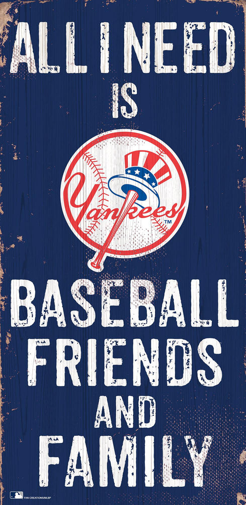 New York Yankees 0738-Friends and Family 6x12