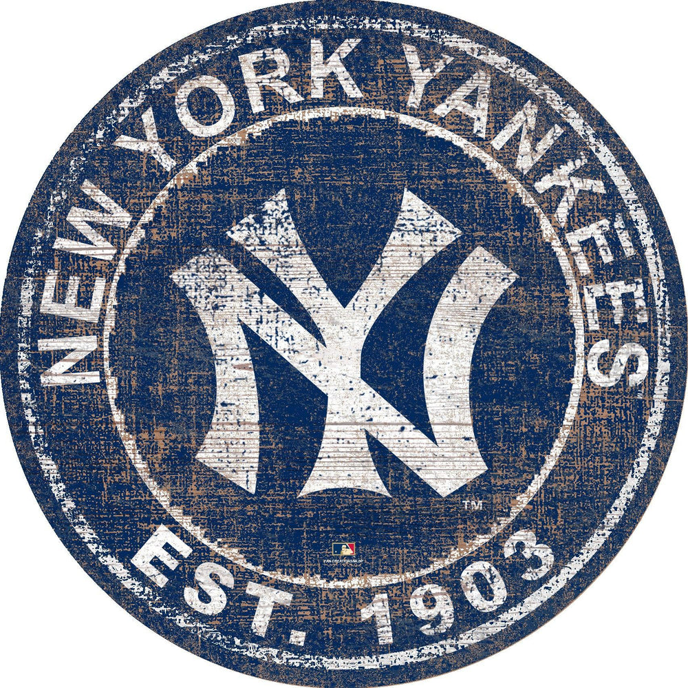 New York Yankees 0744-Heritage Logo Round
