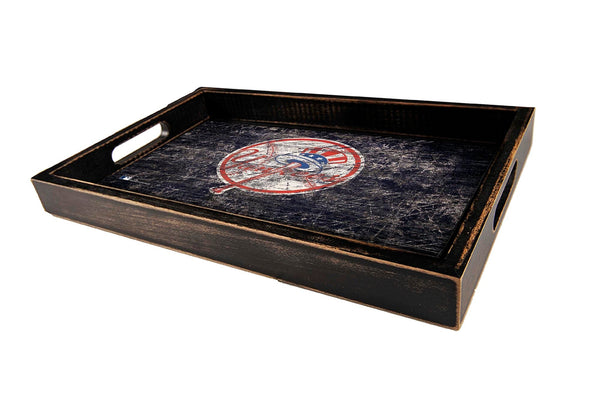 New York Yankees 0760-Distressed Tray w/ Team Color