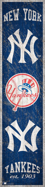 New York Yankees 0787-Heritage Banner 6x24