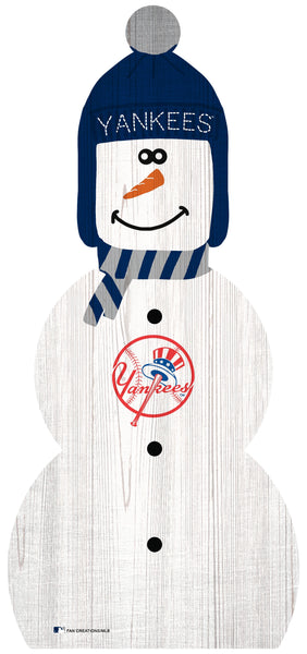 New York Yankees 0926-Snowman 33in Leaner