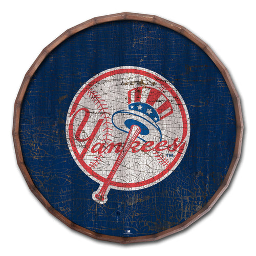 New York Yankees 0939-Cracked Color Barrel Top 16"