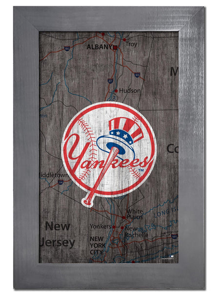 New York Yankees 0985-City Map 11x19