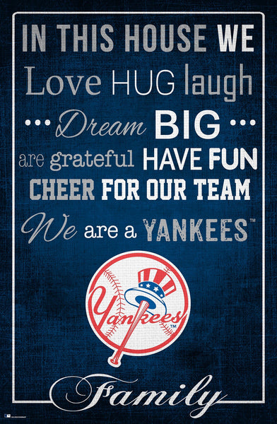 New York Yankees 1039-In This House 17x26