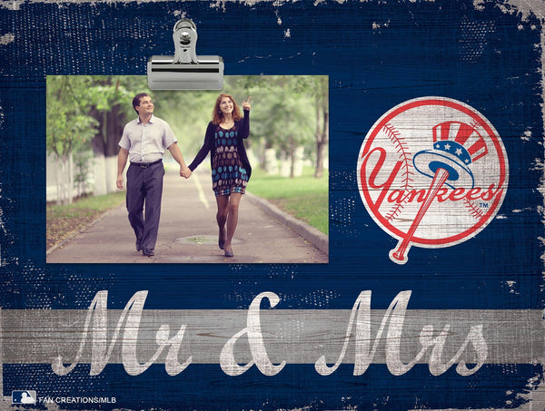New York Yankees 2034-MR&MRS Clip Frame