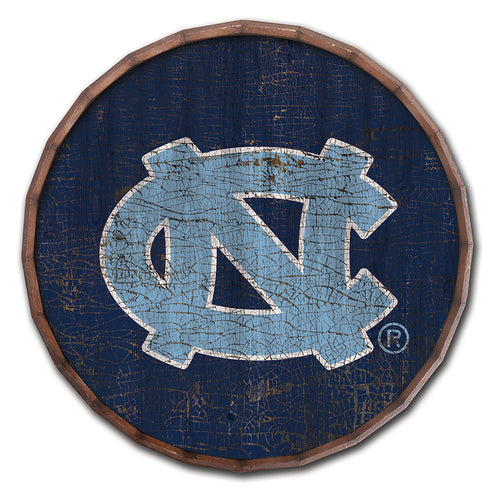 North Carolina Tar Heels 0939-Cracked Color Barrel Top 16"
