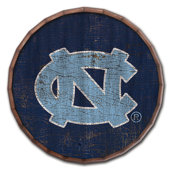 North Carolina Tar Heels 0939-Cracked Color Barrel Top 16"