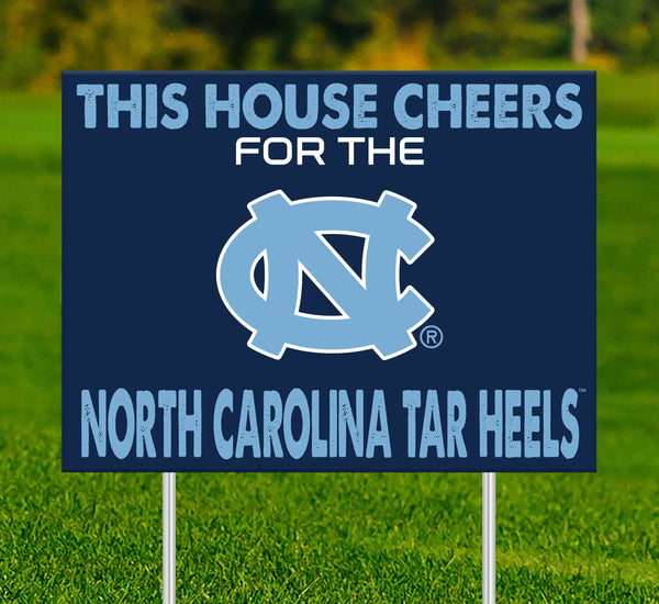 North Carolina Tar Heels 2033-18X24 This house cheers for yard sign