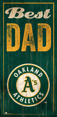 Oakland Athletics 0632-Best Dad 6x12