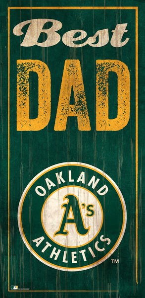 Oakland Athletics 0632-Best Dad 6x12