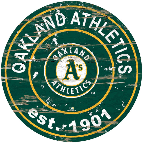 Oakland Athletics 0659-Established Date Round