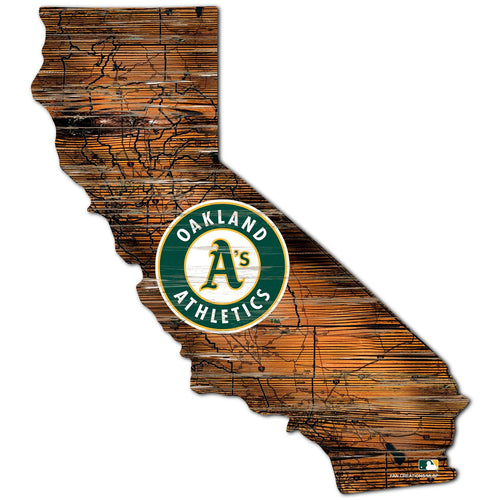 Oakland Athletics 0728-24in Distressed State