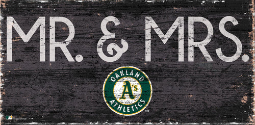 Oakland Athletics 0732-Mr. and Mrs. 6x12