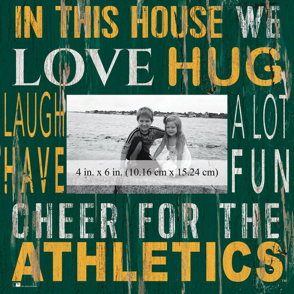Oakland Athletics 0734-In This House 10x10 Frame