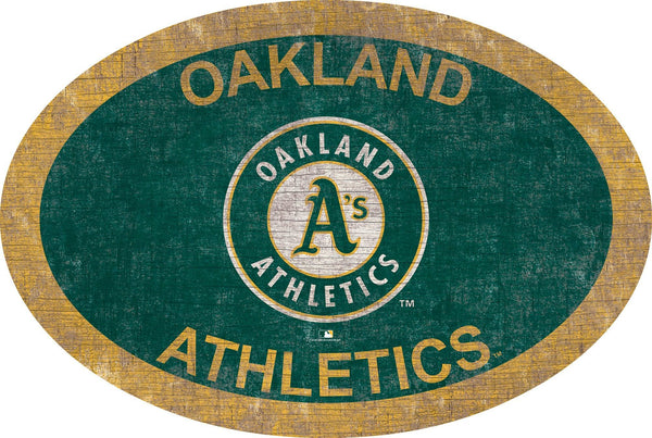 Oakland Athletics 0805-46in Team Color Oval