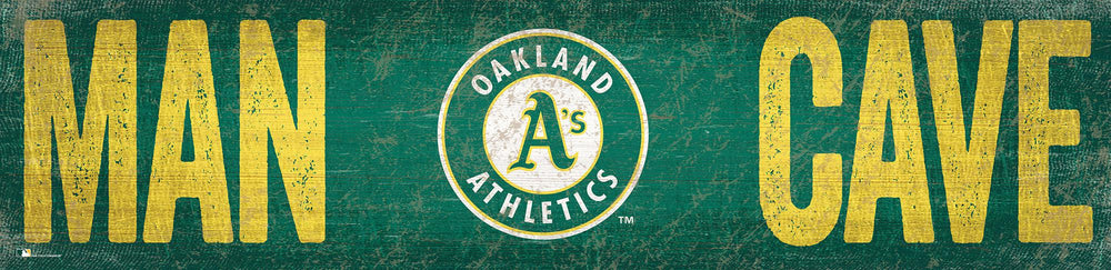 Oakland Athletics 0845-Man Cave 6x24