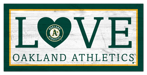 Oakland Athletics 1066-Love 6x12