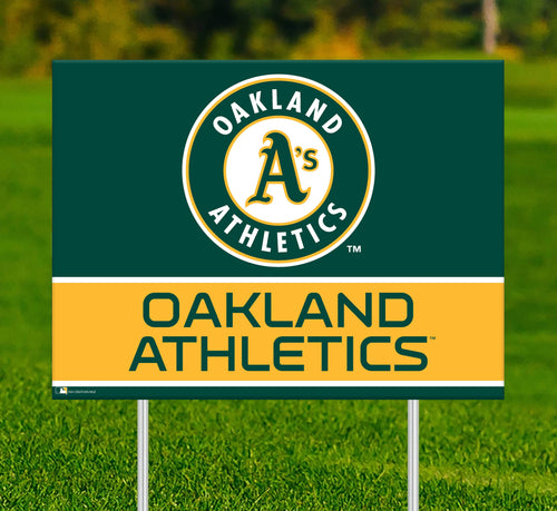 Oakland Athletics 2032-18X24 Team Name Yard Sign