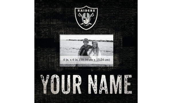 Oakland Raiders 0739-Team Name 10x10 Frame