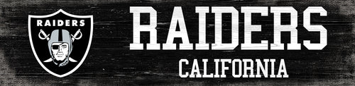 Oakland Raiders 0846-Team Name 6x24