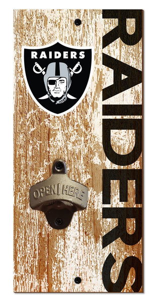 Oakland Raiders 0979-Bottle Opener 6x12