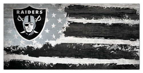 Oakland Raiders 1007-Flag 6x12
