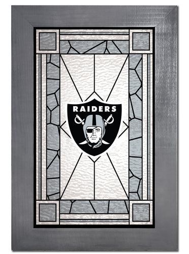 Oakland Raiders 1017-Stained Glass